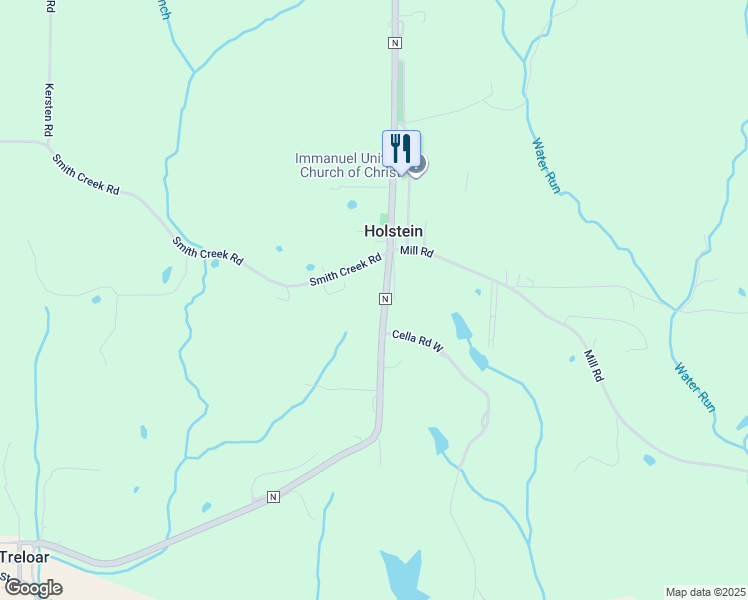 map of restaurants, bars, coffee shops, grocery stores, and more near 17297 State Highway N in Marthasville