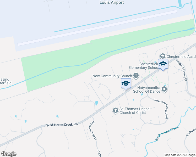 map of restaurants, bars, coffee shops, grocery stores, and more near 962 Tara Oaks Drive in Chesterfield