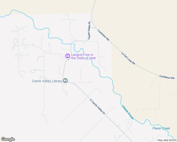 map of restaurants, bars, coffee shops, grocery stores, and more near 425 Amber Lane in Castle Valley