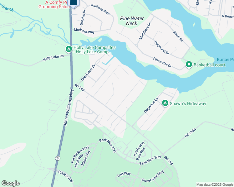 map of restaurants, bars, coffee shops, grocery stores, and more near 32568 Friendship Drive in Millsboro