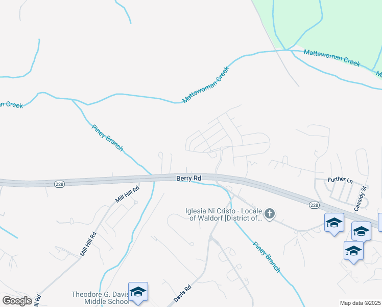 map of restaurants, bars, coffee shops, grocery stores, and more near 9598 Killenney Place in Waldorf