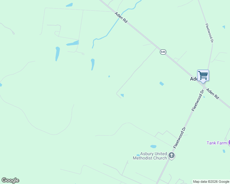 map of restaurants, bars, coffee shops, grocery stores, and more near 13612 Aden Road in Nokesville