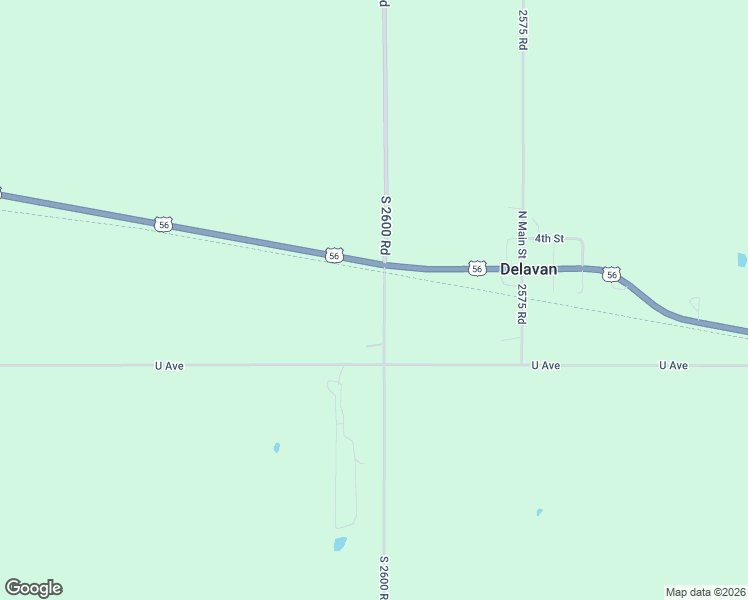 map of restaurants, bars, coffee shops, grocery stores, and more near 1582 South 2600 Road in Herington