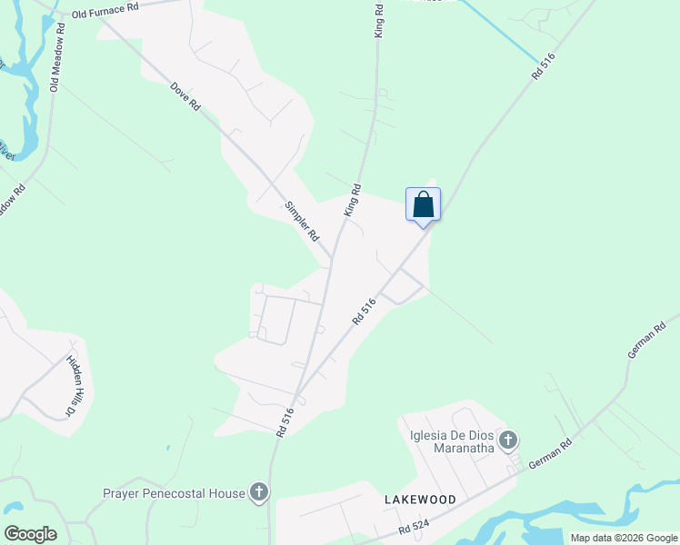 map of restaurants, bars, coffee shops, grocery stores, and more near 24143 King Road in Seaford