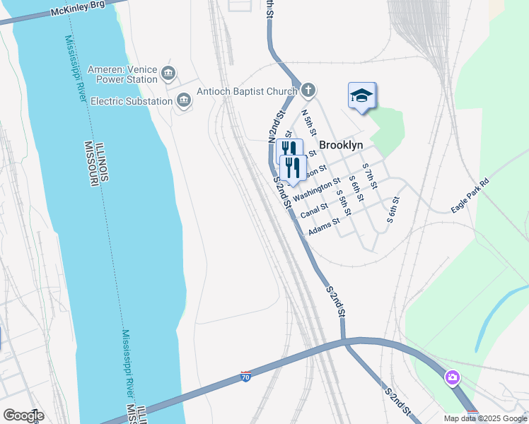 map of restaurants, bars, coffee shops, grocery stores, and more near in Brooklyn