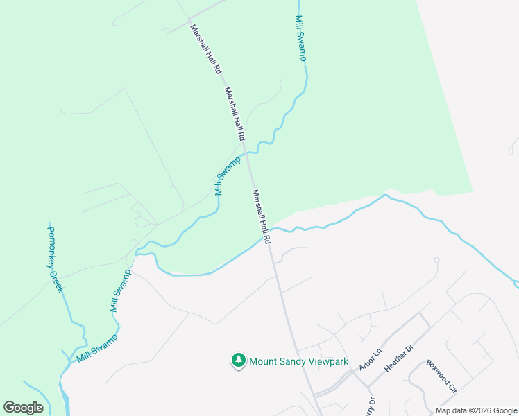 map of restaurants, bars, coffee shops, grocery stores, and more near 1985 Marshall Hall Road in Bryans Road