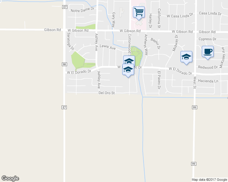 map of restaurants, bars, coffee shops, grocery stores, and more near 1744 Yale Drive in Woodland