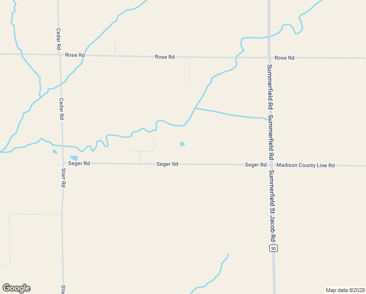 map of restaurants, bars, coffee shops, grocery stores, and more near 10793 Seger Road in Trenton