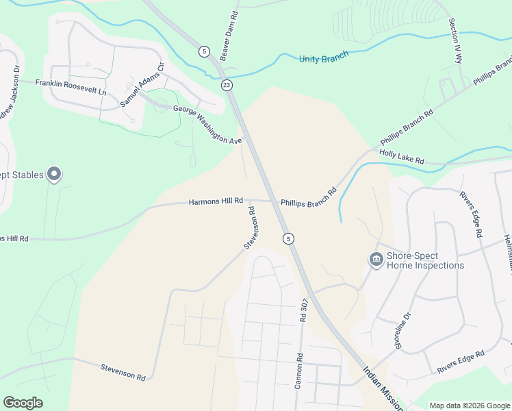 map of restaurants, bars, coffee shops, grocery stores, and more near 30234 Harmons Hill Road in Millsboro