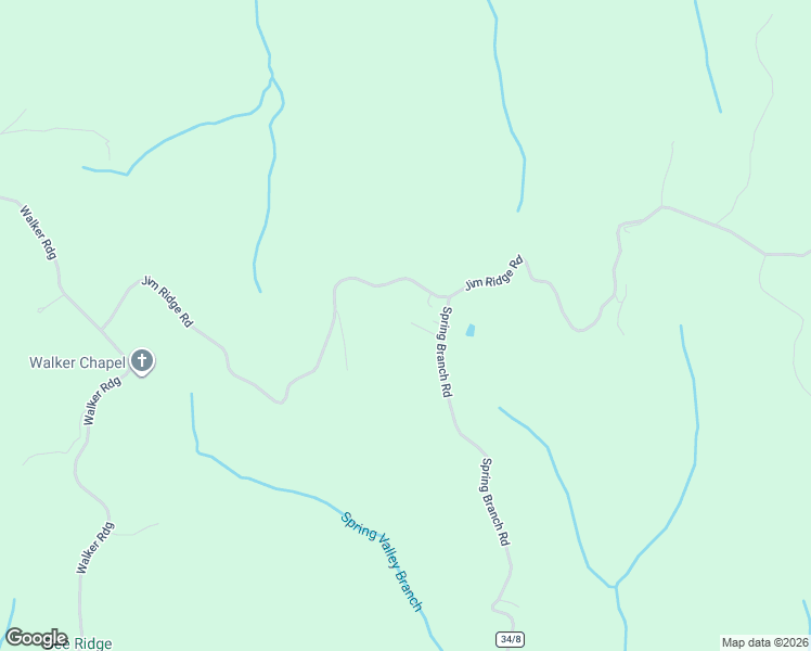 map of restaurants, bars, coffee shops, grocery stores, and more near 3527 Spring Branch Road in Leon