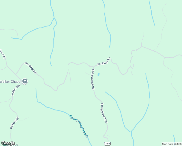 map of restaurants, bars, coffee shops, grocery stores, and more near 3527 Spring Branch Road in Leon