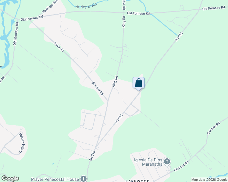 map of restaurants, bars, coffee shops, grocery stores, and more near 11667 Park Drive in Seaford