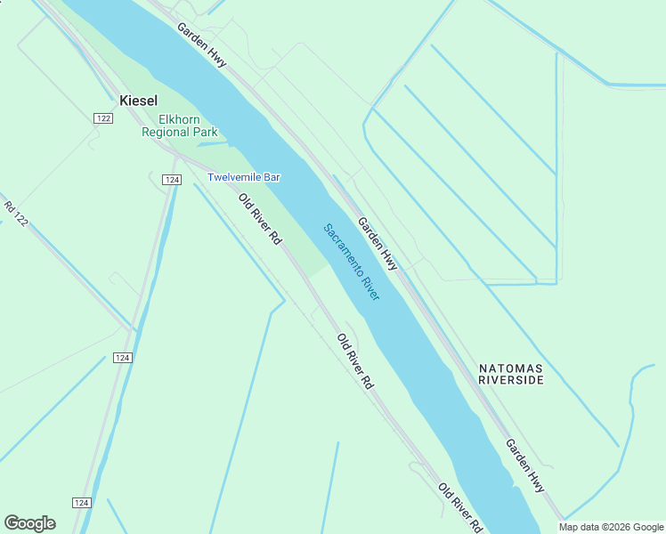 map of restaurants, bars, coffee shops, grocery stores, and more near 19376 Old River Rd in West Sacramento