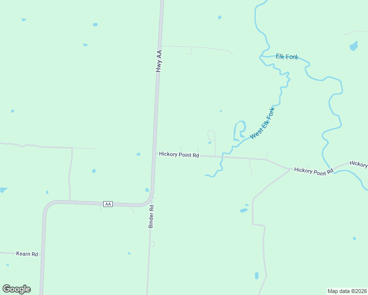 map of restaurants, bars, coffee shops, grocery stores, and more near 11943-12171 Hickory Point Road in Green Ridge