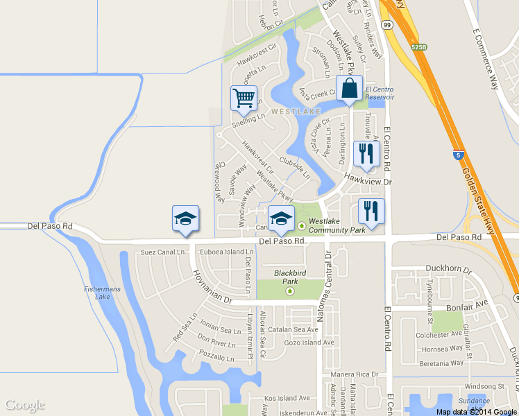map of restaurants, bars, coffee shops, grocery stores, and more near 191 Candela Circle in Sacramento
