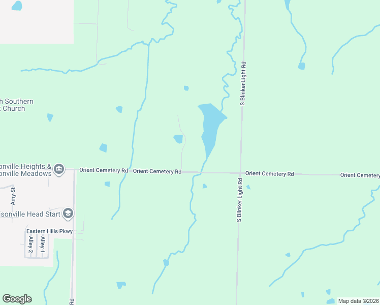map of restaurants, bars, coffee shops, grocery stores, and more near 25225 John Road in Harrisonville