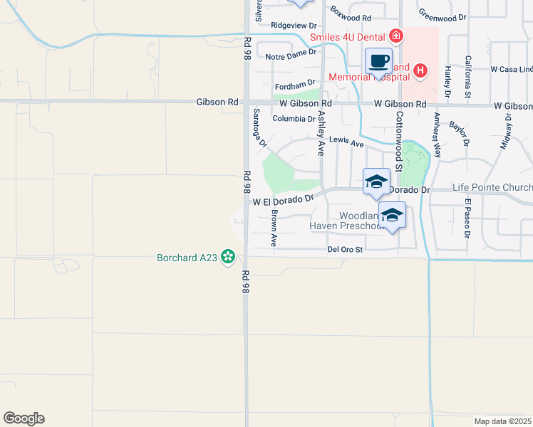 map of restaurants, bars, coffee shops, grocery stores, and more near 908 Harvard Pl in Woodland