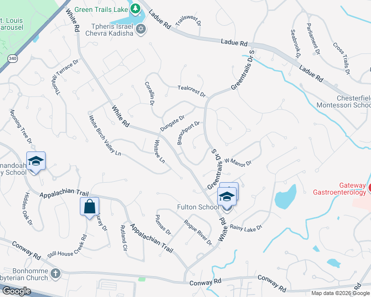 map of restaurants, bars, coffee shops, grocery stores, and more near 353 Hartwell Court in Chesterfield