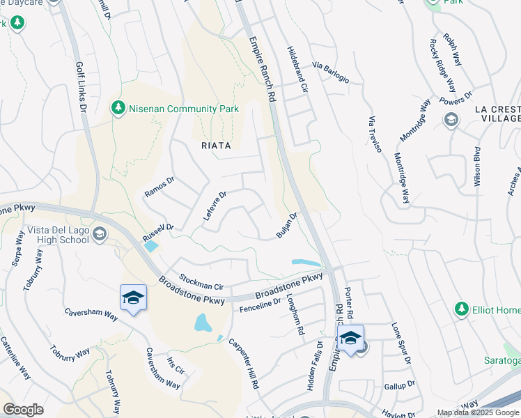 map of restaurants, bars, coffee shops, grocery stores, and more near 738 Lefevre Drive in Folsom