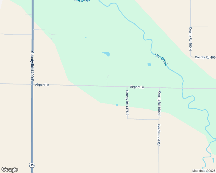 map of restaurants, bars, coffee shops, grocery stores, and more near 2621 County Road 375 North in Flora