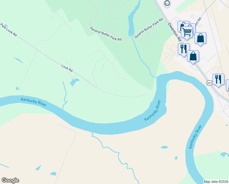 map of restaurants, bars, coffee shops, grocery stores, and more near 1201-2267 Lock Road in Carrollton