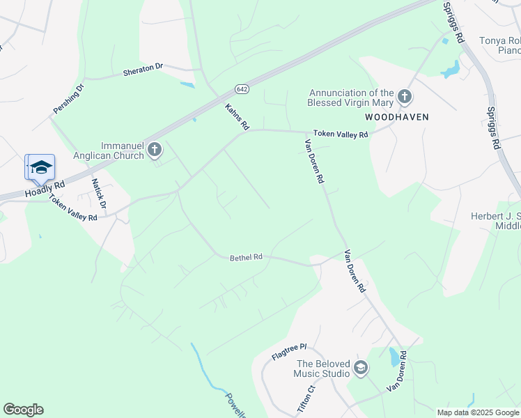 map of restaurants, bars, coffee shops, grocery stores, and more near 13606 Waylon Lane in Manassas