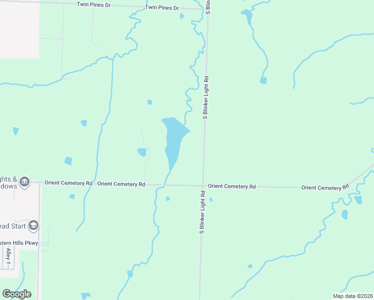map of restaurants, bars, coffee shops, grocery stores, and more near 25122 South Blinker Light Road in Harrisonville