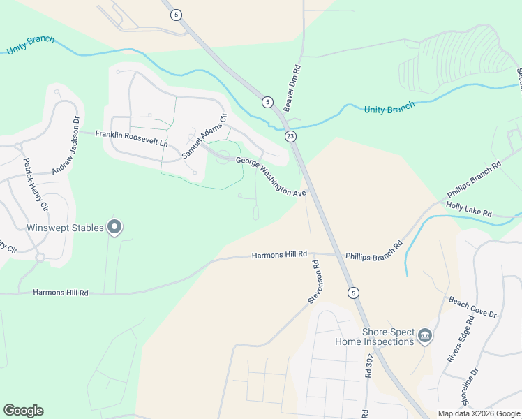 map of restaurants, bars, coffee shops, grocery stores, and more near 23847 Betsy Ross Lane in Millsboro