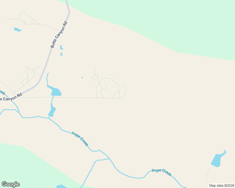 map of restaurants, bars, coffee shops, grocery stores, and more near 7640 Butts Canyon Road in Pope Valley