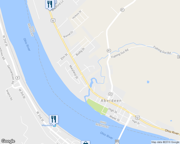 map of restaurants, bars, coffee shops, grocery stores, and more near 1116 Millston Drive in Aberdeen