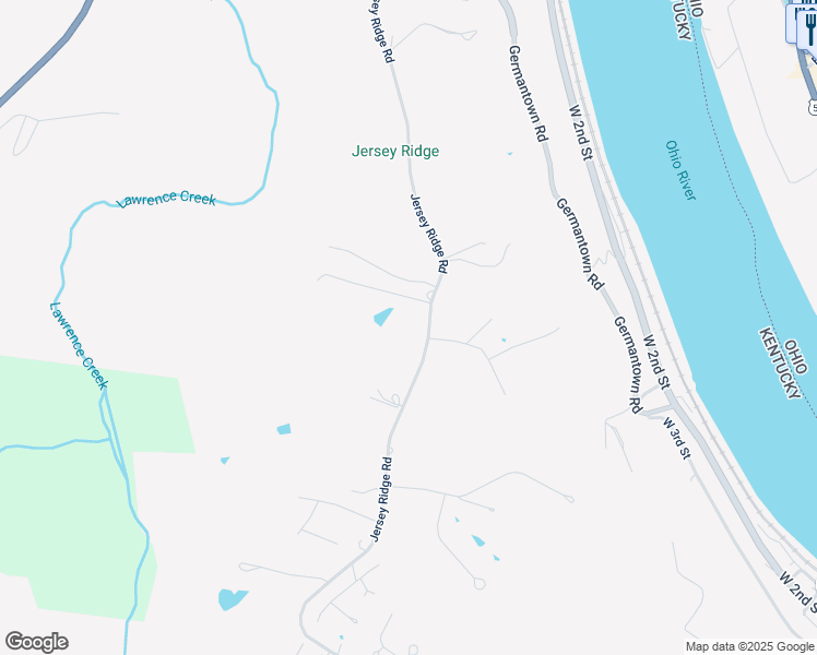 map of restaurants, bars, coffee shops, grocery stores, and more near 858 Jersey Ridge Road in Maysville