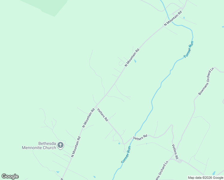 map of restaurants, bars, coffee shops, grocery stores, and more near 16112 North Mountain Road in Broadway