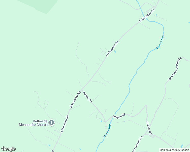 map of restaurants, bars, coffee shops, grocery stores, and more near 16112 North Mountain Road in Broadway