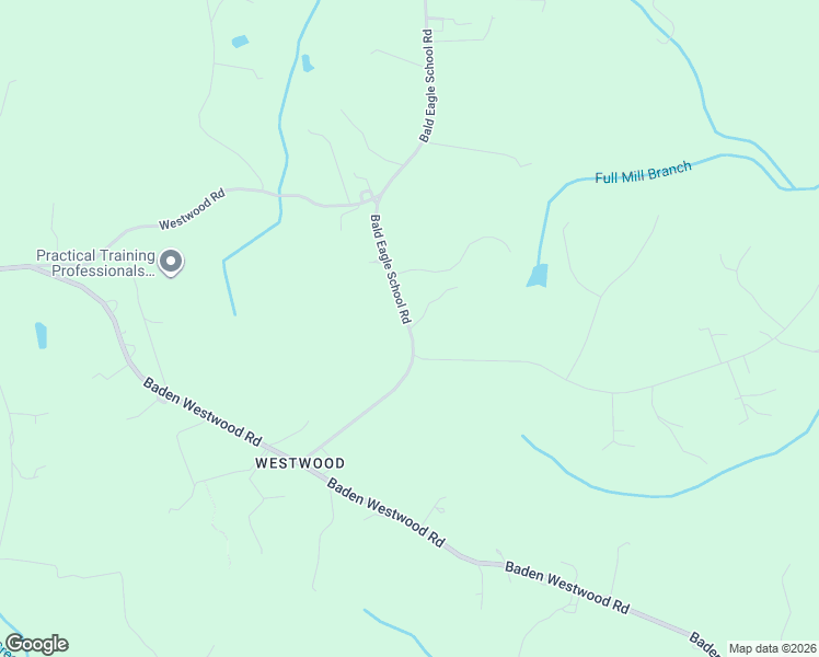 map of restaurants, bars, coffee shops, grocery stores, and more near 16598 Bald Eagle School Road in Brandywine