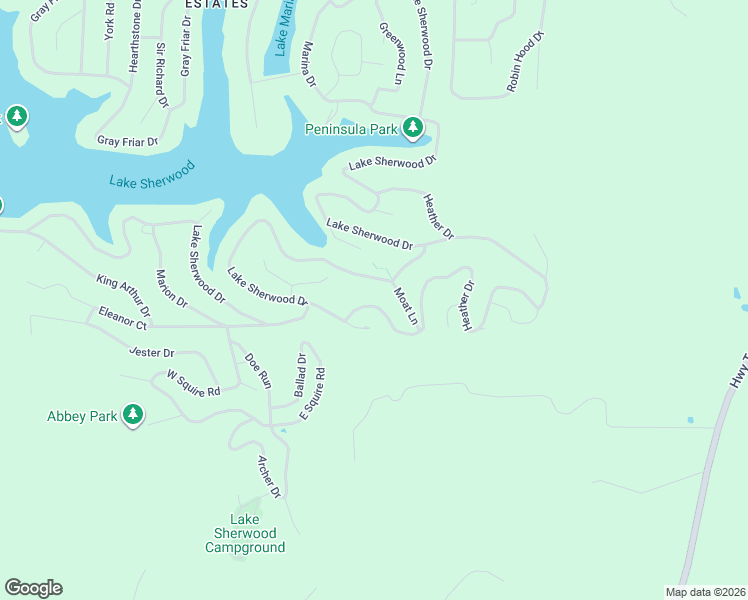 map of restaurants, bars, coffee shops, grocery stores, and more near 2016 Heather Drive in Marthasville