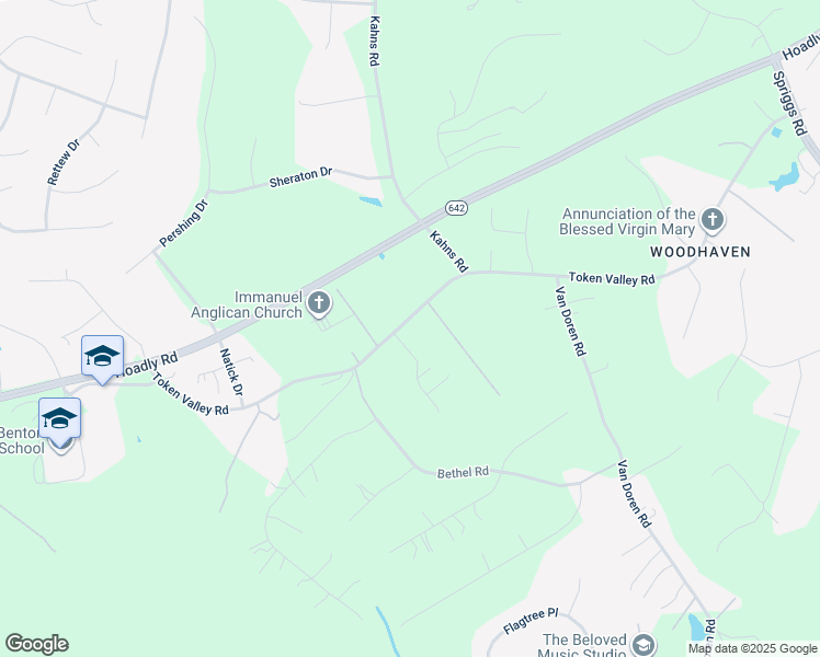 map of restaurants, bars, coffee shops, grocery stores, and more near 13601 Hidden Creek Road in Manassas