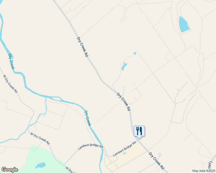 map of restaurants, bars, coffee shops, grocery stores, and more near 4216-4734 Dry Creek Road in Healdsburg