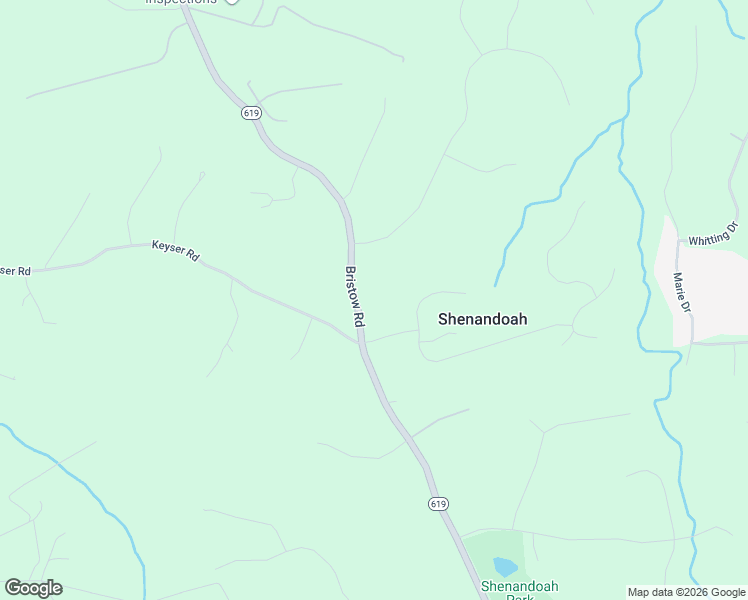 map of restaurants, bars, coffee shops, grocery stores, and more near 13385 Bristow Road in Nokesville