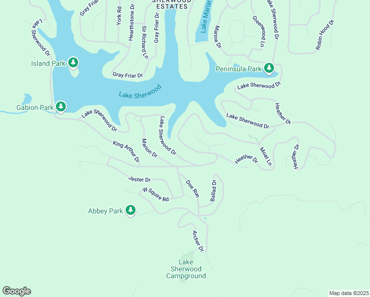 map of restaurants, bars, coffee shops, grocery stores, and more near 1469 Lake Sherwood Drive in Marthasville
