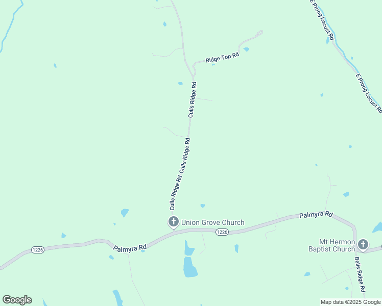 map of restaurants, bars, coffee shops, grocery stores, and more near Culls Ridge Road in Bedford