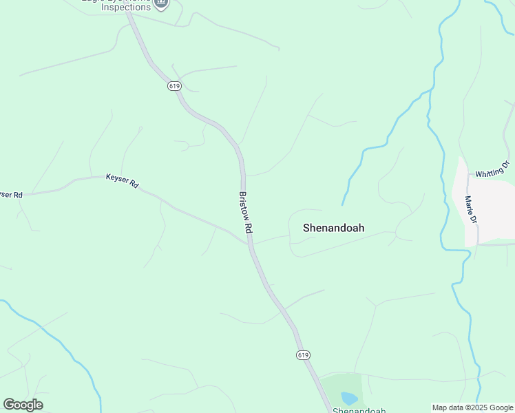 map of restaurants, bars, coffee shops, grocery stores, and more near 13381 Bristow Road in Nokesville