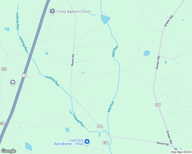 map of restaurants, bars, coffee shops, grocery stores, and more near 9124 Green Road in Warrenton