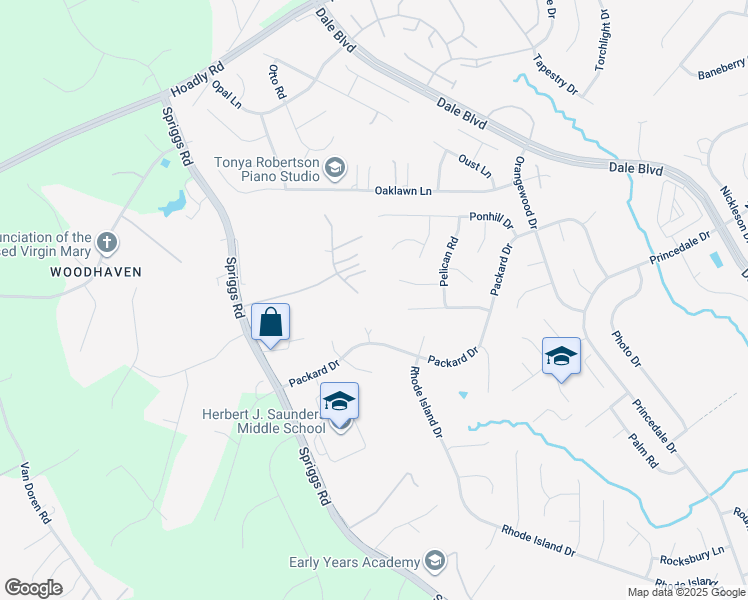 map of restaurants, bars, coffee shops, grocery stores, and more near 13501 Carapace Court in Manassas