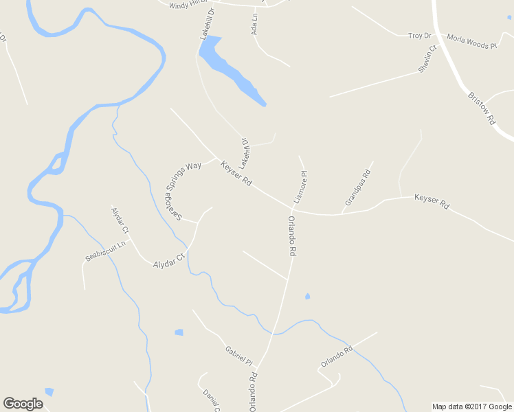 map of restaurants, bars, coffee shops, grocery stores, and more near 9705 Keyser Road in Nokesville