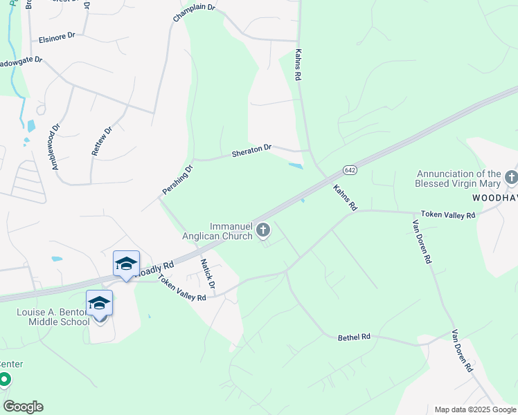map of restaurants, bars, coffee shops, grocery stores, and more near 7070 Hoadly Road in Manassas