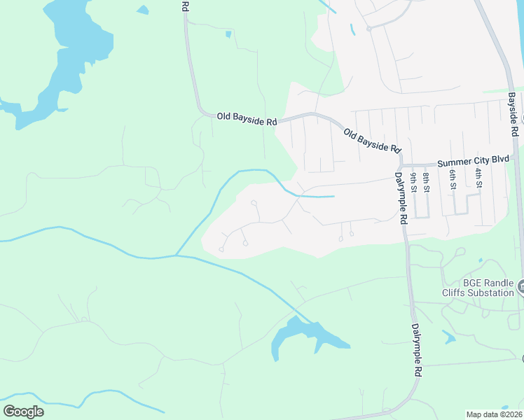 map of restaurants, bars, coffee shops, grocery stores, and more near 6409 Brookeside Court in Chesapeake Beach
