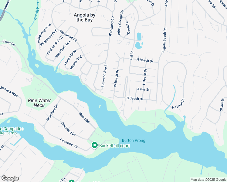 map of restaurants, bars, coffee shops, grocery stores, and more near 33255 Waterview Court in Lewes