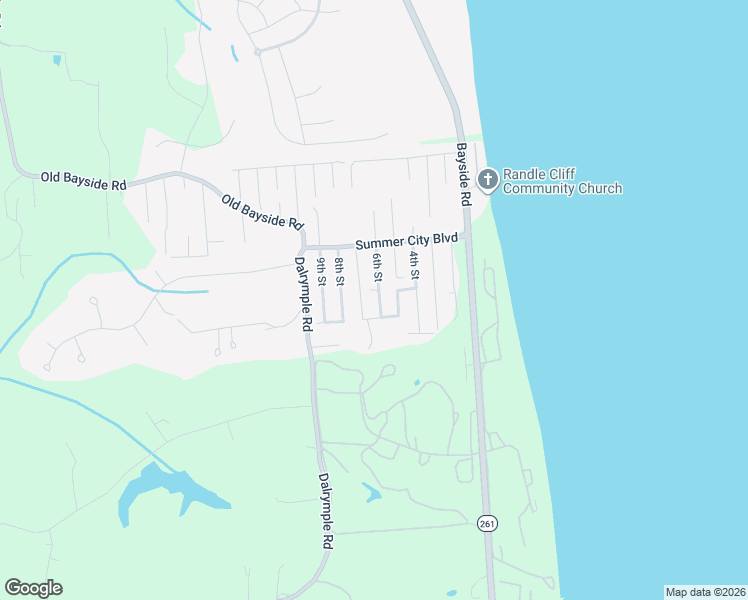 map of restaurants, bars, coffee shops, grocery stores, and more near 6122 6th Street in Chesapeake Beach