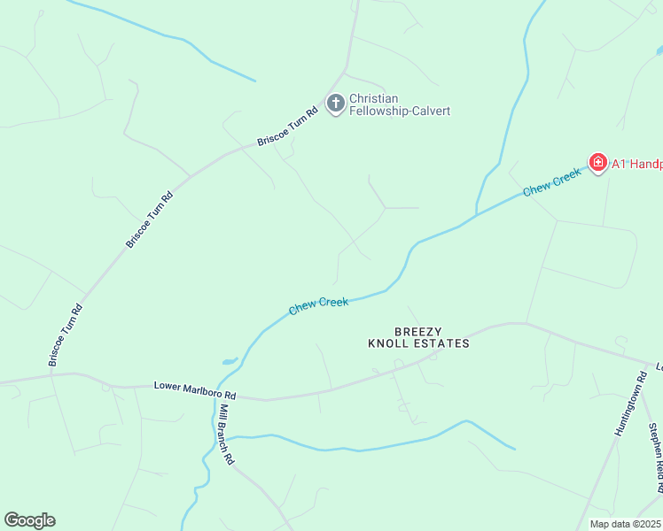 map of restaurants, bars, coffee shops, grocery stores, and more near 6690 Bayberry Crossing in Owings