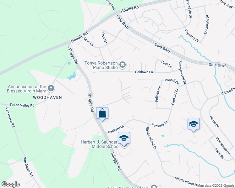 map of restaurants, bars, coffee shops, grocery stores, and more near 13490 Carapace Court in Manassas